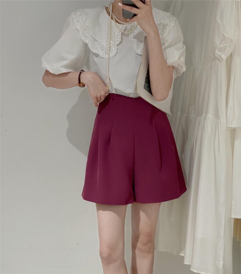 娃娃领小衫，其它，驿谷