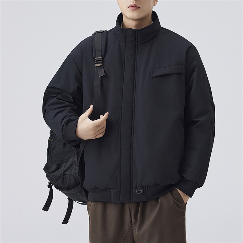 深度库存棉衣男宽松面包服立领加厚棉袄DSA157B-M8833-TP73图片