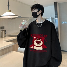 半高领毛衣男士大码针织衫男毛线衣男M18285-P45加绒款-P65，男装针织衫/毛衣，电商A040