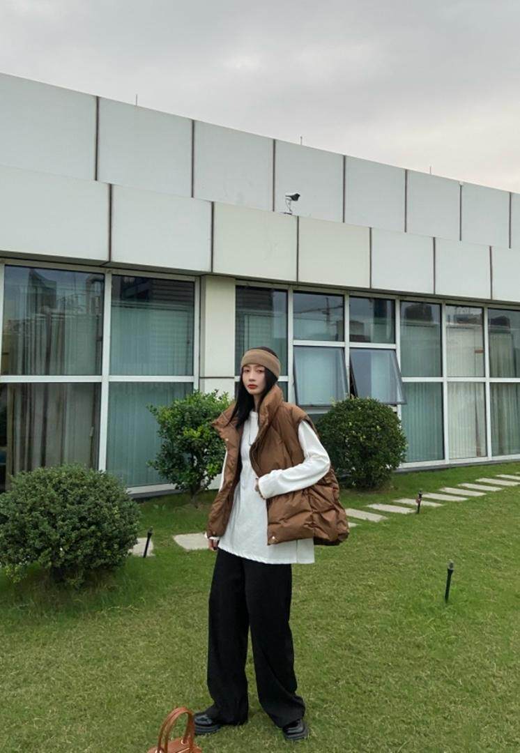 羽绒马甲，女装马甲，LL+