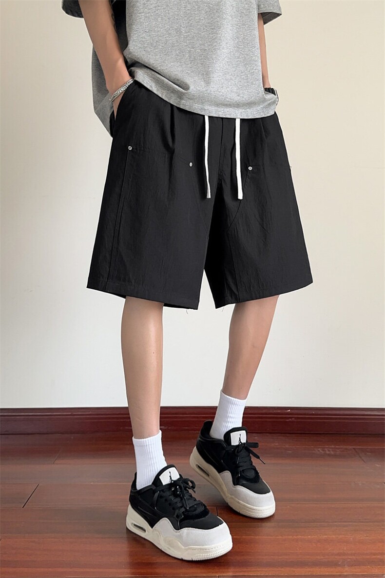 ！2025夏季新款男士伐木短裤宽松情侣五分裤中裤DK327特P30,男装休闲裤,电商B220