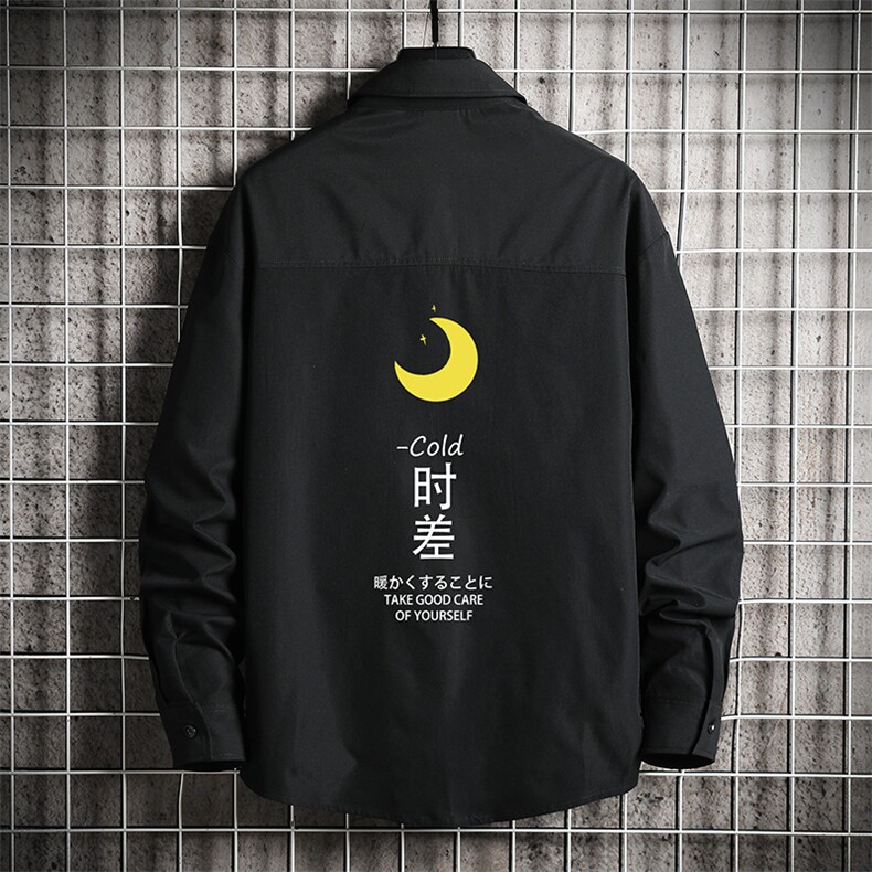 CS15047-P38 长袖衬衫男士大码宽松衬衣男寸衫男寸衣图片
