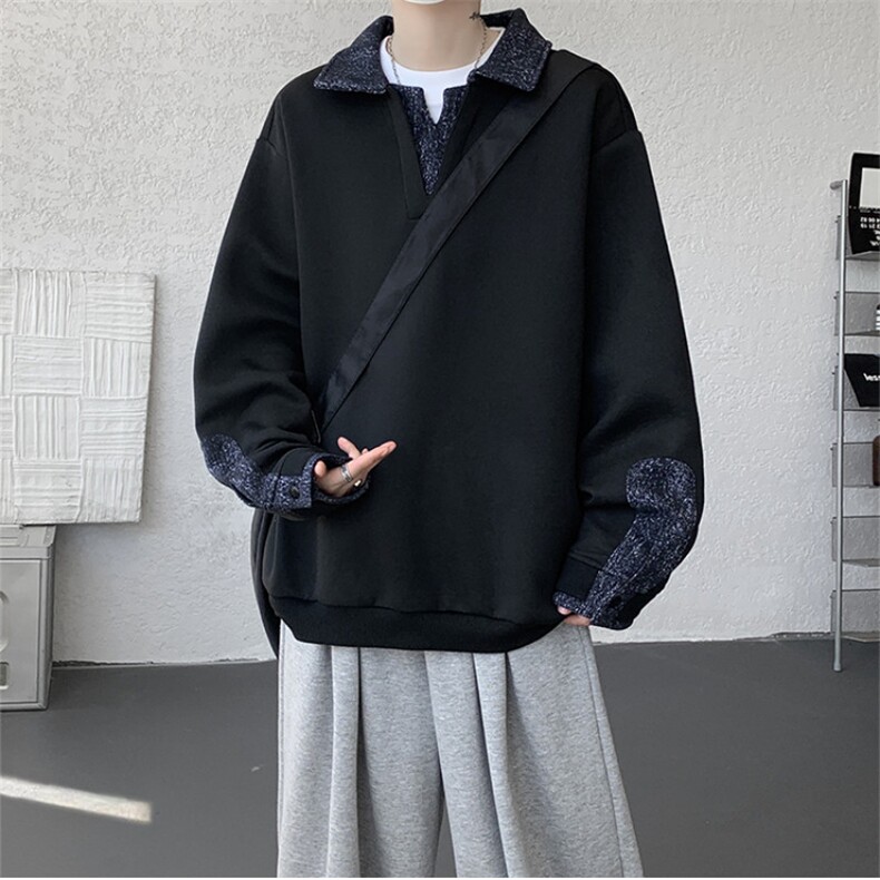 WY10173-特批50加绒P60美式重磅绒感V领卫衣大码撞色上衣外套,女装短外套,电商A059