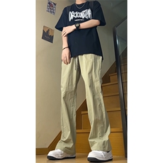 夏季户外防晒防水速干冰丝伞兵冲锋裤男微喇休闲裤KZ925-P38控68，男装防晒衣，星座301C-5
