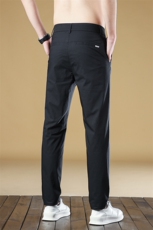 休闲裤男士弹力夏季新款商务西裤直筒免烫冰丝裤BK571p45现货外贸，男装休闲裤，星座224-1