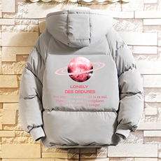 MY16184-P100加厚加绒连帽棉衣男大码棉服男面包服男砖墙挂拍，男装棉衣，电商A040A