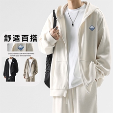 时尚舒适休闲百搭卫衣垂顺连帽开衫外套TK885-特批78，男装卫衣，星座718