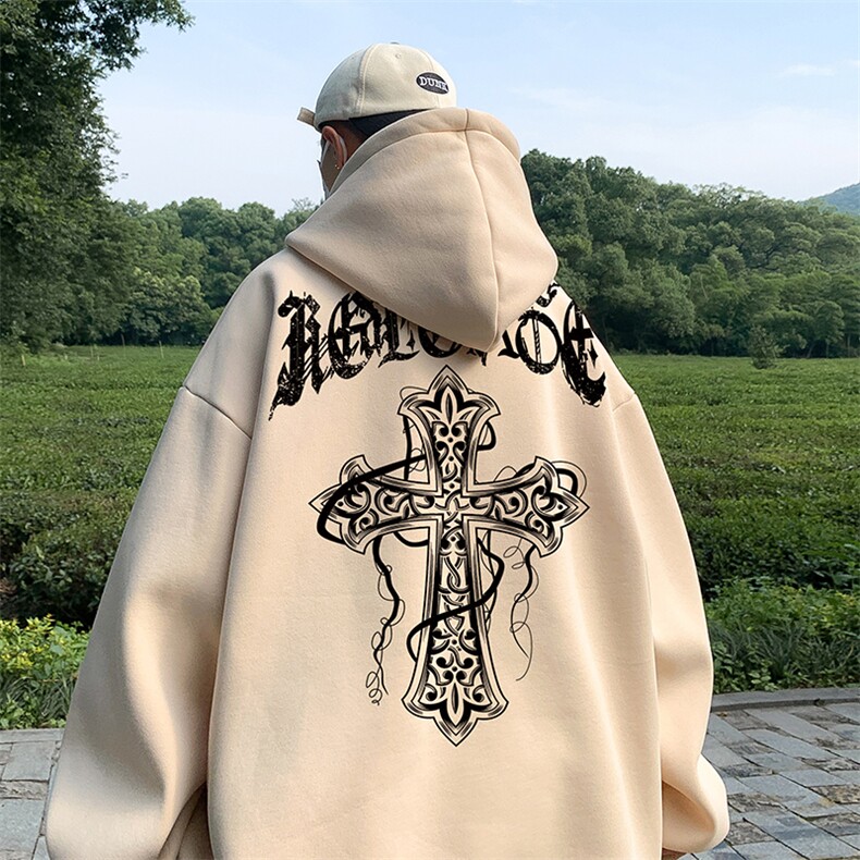 直播品质360克重磅美式印花卫衣Y219特P35同步供应华棉P45特,男装卫衣,电商A486