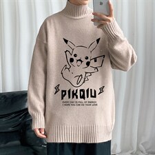 M18078-P45加绒款-P65半高领毛衣男士大码针织衫男毛线衣男,男装针织衫/毛衣,电商A040