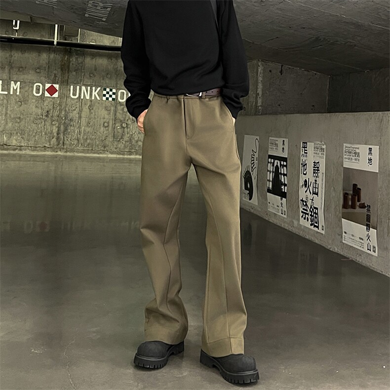 902-823-P45毛呢裤加厚保暖休闲裤子男搭配毛衣卫衣夹克针织衫，男装夹克，星座902A