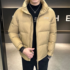 2024店主风冬季新款纯色立领高级感羽绒服加厚外套男YR8099-P135，男装羽绒服，电商A413