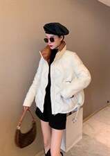 【现货】2021年秋冬季显瘦宽松加厚保暖白鸭绒羽绒服，女装羽绒服，名怡