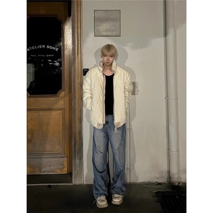 学院风时尚百搭棉服外套冬季新款棉服短款休闲新款菱格棉衣外套图片