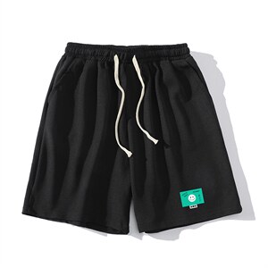 MK37264-P15 冰丝短裤男士大码宽松休闲五分裤男运动中裤图片