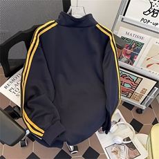 美式复古三条杠立领夹克男XQ73P50，男装夹克，星座1116-2