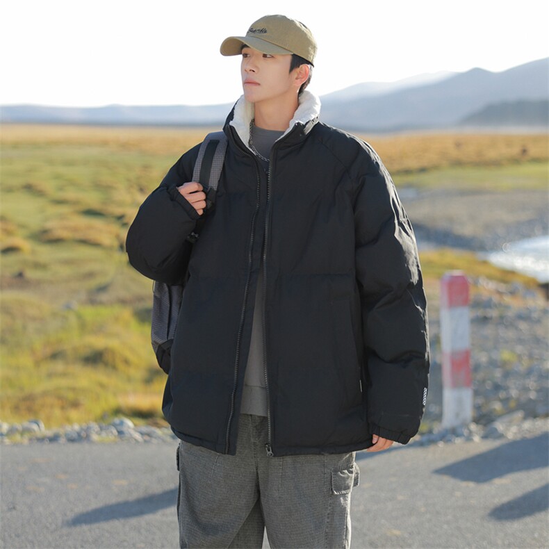 抖音直播连帽棉衣假两件加厚棉袄情侣款百搭面包服MY111-P65,男装棉衣,星座1402-1