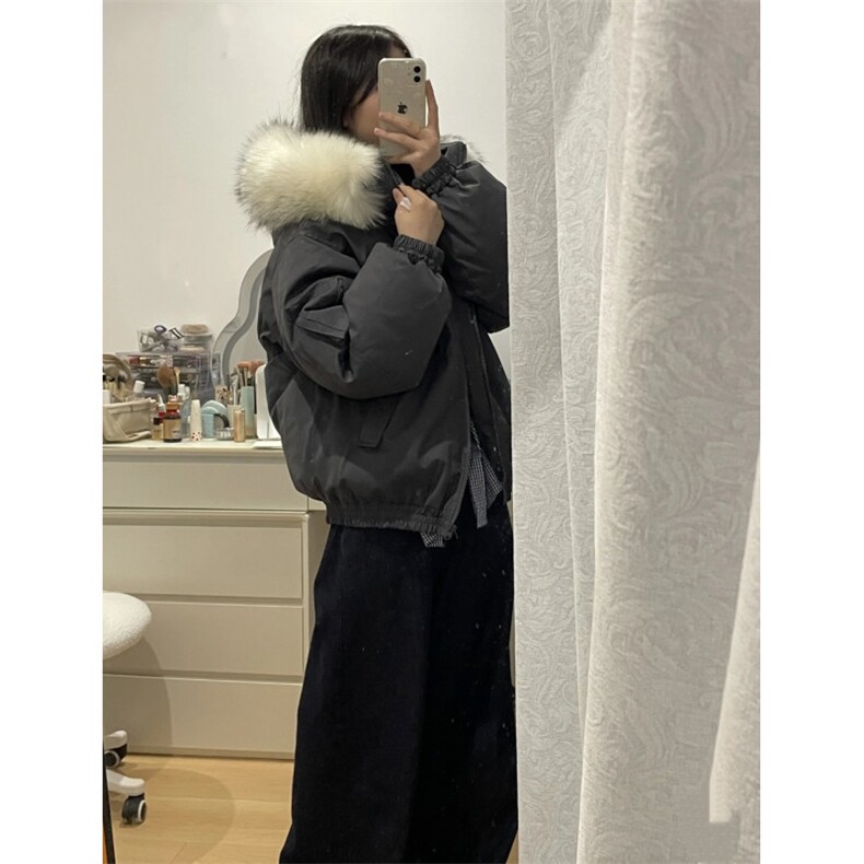 现货毛领连帽棉衣加厚外套品质款男女款1408（网图）MY25-P85,男装棉衣,四季星座1408（原星座1613）
