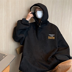 已注册抖音直播得物高品质麂皮绒宽松男连帽卫衣外套W7061P55控79，男装卫衣，电商C408(原B339-1)