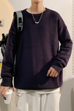 主推现货毛衣男圆领纯色休闲量大有差价A161-2-M001-P35，男装针织衫/毛衣，电商A161-2