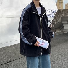 立领ins网红潮牌韩版夹克潮流宽松百搭休闲上衣外套男W1074-P58，男装夹克，星座512-2