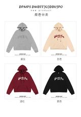 得物抖音供货华棉连帽卫衣发泡印花A158-WY53-P48（加绒+10元），男装卫衣，电商A158
