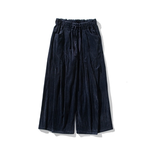 秋冬新款 大码日系港风风复古灯芯绒哈伦阔腿休闲裤 k273/P70图片