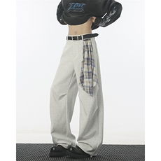 秋冬季小众休闲裤男女个性设计感卫裤长裤子K9870/P5078，男装休闲裤，电商D202