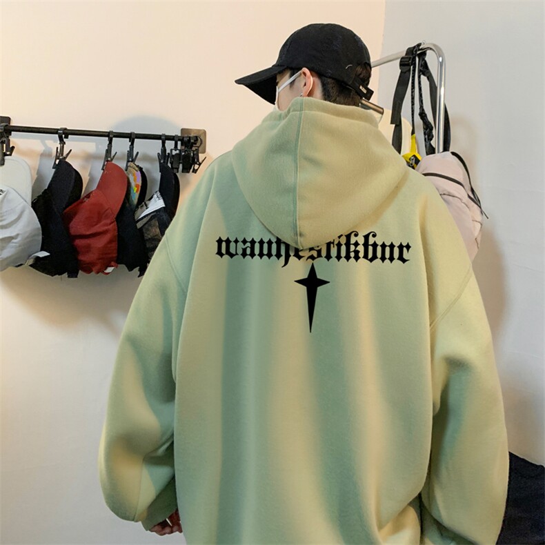 ！连帽圆领卫衣男装港风帽衫男 LM161-P35图片