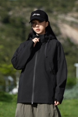 户外冲锋衣2025新款男女单层春秋季防风防水运动夹克外套8587-P50，男装夹克，星座1403A