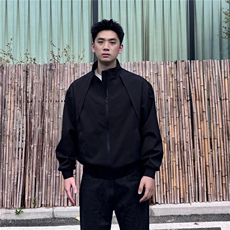 网图秋装硬汉风夹克教练三防立领冲锋衣工装飞行外套男S509特58，男装夹克，电商A233-1