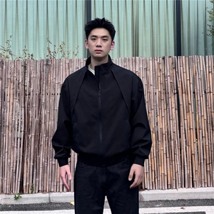 网图 秋装硬汉风夹克教练三防立领冲锋衣工装飞行外套男S509特58图片