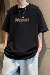 特批P20新款纯棉印花短袖t恤男夏季青少年初中高生帅气半袖TX521图片