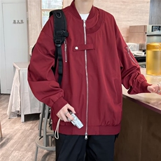 2023秋季新款宽松百搭设计感棒球服男女同款飞行夹克外套JKH02，男装夹克，星座1116A-1（原606A）