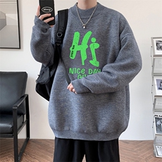 8XL半高领毛衣男大码胖子针织衫毛线衣M18418-P45加绒款-P65，男装针织衫/毛衣，电商A040