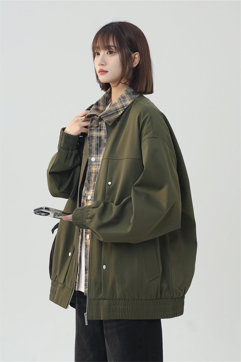 2025春休闲痞帅工装翻领夹克潮流外套得物二开XZ301b-2-JK2589P78,男装夹克,星座301B-2（原A443-1）