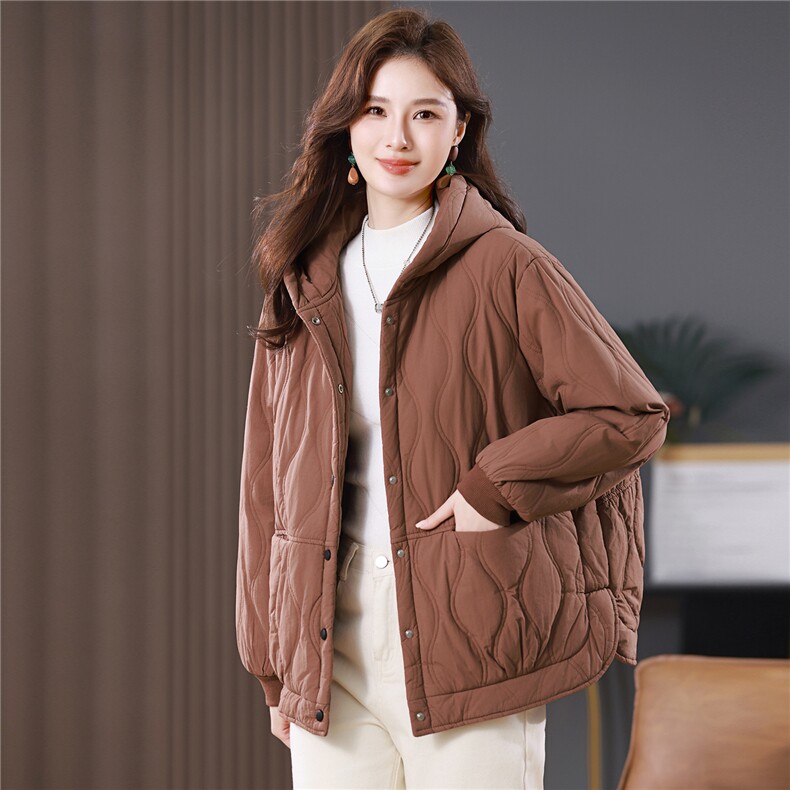 2025年冬季休闲棉服,女装棉衣/棉服,悦见她