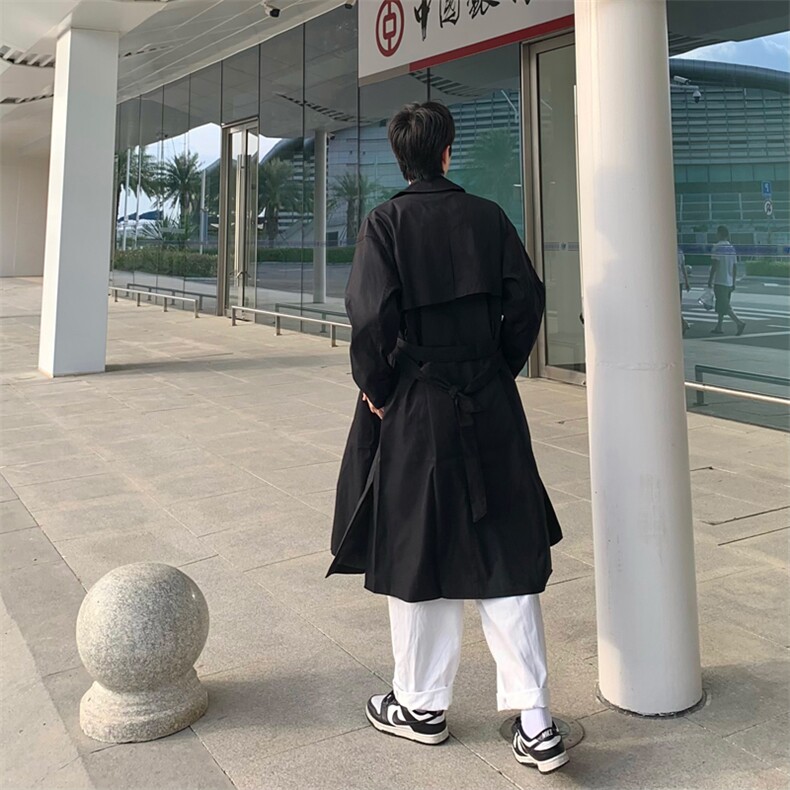 【2025秋冬】呢大衣女新款双排扣长款过膝风衣男大码男中长款大衣,男装风衣,星座112A
