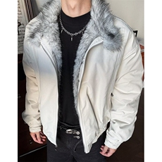 绒毛棉袄男士冬季加厚加绒连帽棉衣冬装棉服外套MW897，男装棉衣，星座1116A（原606A-3）