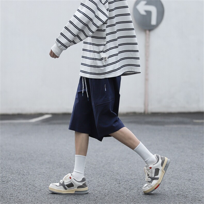 工装机能宽松短裤男日系复古流行潮牌休闲裤DK0602-P33,男装牛仔裤,星座308B-1