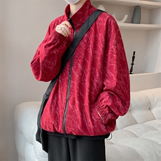 现货JK10069-特批55夏季大码高品质夹克外套宽松情侣上衣，男装夹克，电商A059