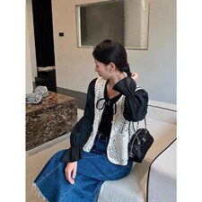 钩花背心2件套，女装背心吊带，时代公主