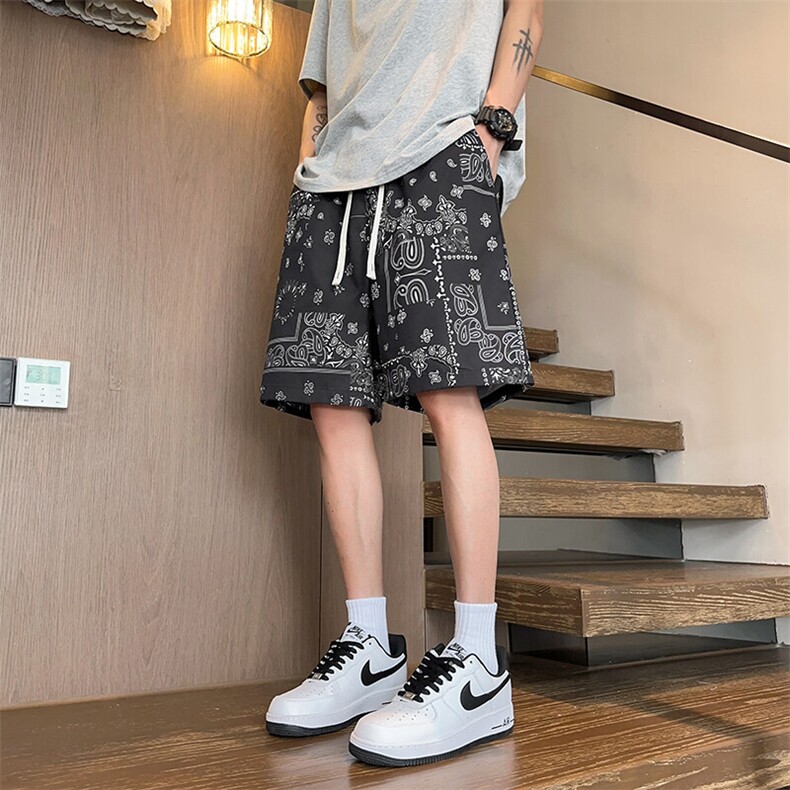 五分裤宽松大码休闲沙滩裤子A406K256特PM-4XL255XL-8XL28,男装牛仔裤,星座309（原A406）