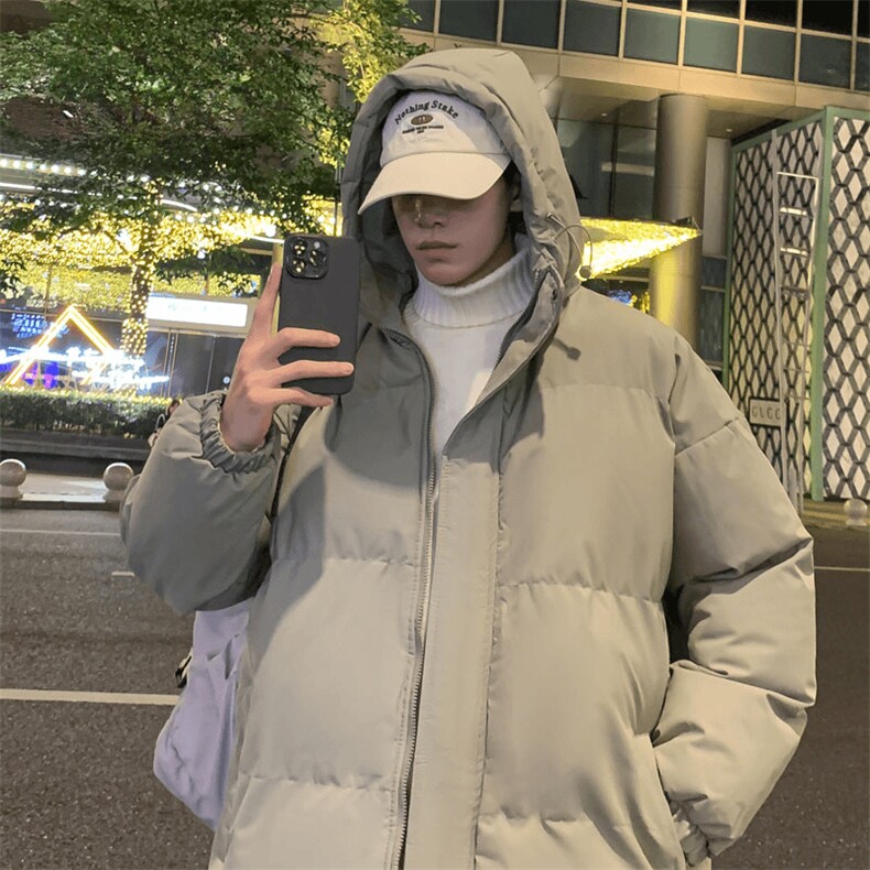 现货高品质美式高街冬季重磅三防加厚羽绒棉衣厚外套面包棉服,男装棉衣,电商A443