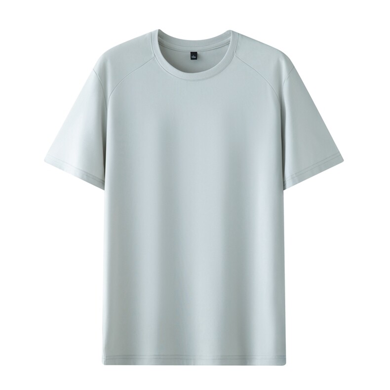 2025舒适百搭圆领短袖男士潮流时尚，男装T恤，鼎晴羊绒