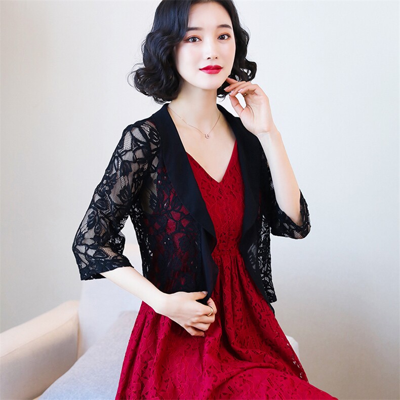 时尚潮流舒适蕾丝衫/雪纺衫长袖2022年夏季纯色气质,女装蕾丝衫/雪纺衫,婵米儿