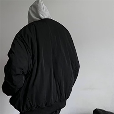 美式复古不规则飞行服男秋冬款棉服外套JS221P80，男装夹克，星座1116-2