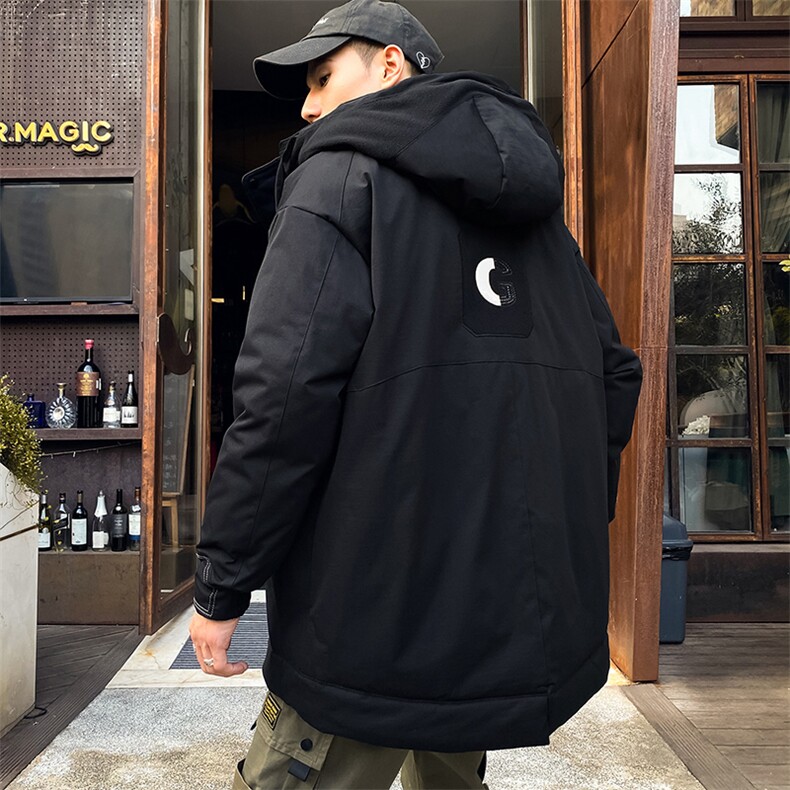 冬季保暖中长款棉衣男加厚棉服棉袄外套DS619T,男装棉衣,电商A102