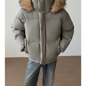 网图 加厚棉服美式cleanfit防水保暖可拆卸毛领外套 MY666 特P90图片