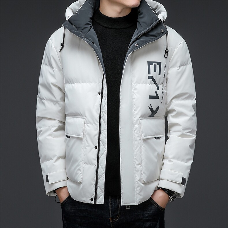 V3585钱塘2020-3新款冬季厚款时尚休闲中年男士80鸭绒羽绒服P195,男装羽绒服,钱塘207-3