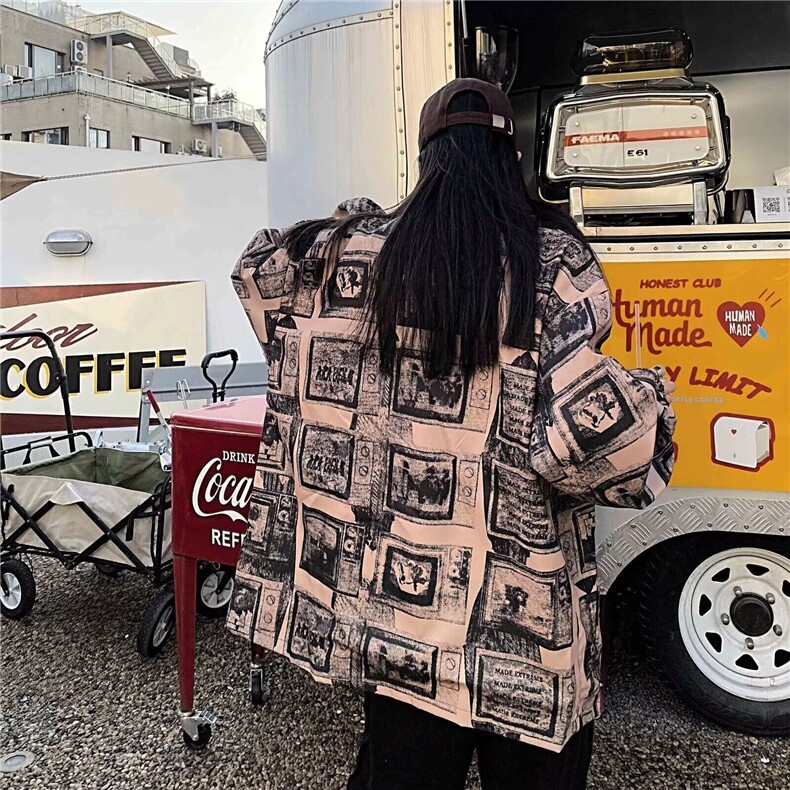 复古潮流棒球服外套男女春秋新款春季宽松设计感夹克,男装夹克,星座1013